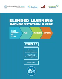Blended Learning Implementation Guide