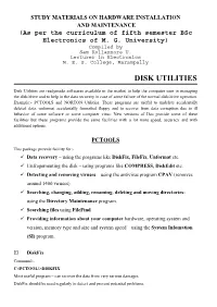Disk Utilities