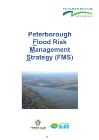 Peterborough Flood Risk Management Strategy (FMS)