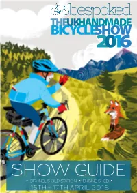 Bespoked THEUKHANDMADE BICYCLESHOW 2016