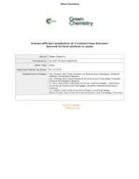 Energy-Efficient Production of 1-Octanol from Biomass- Derived