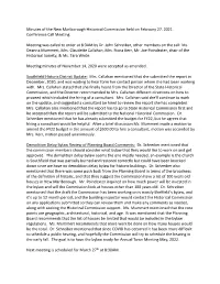 Minutes 2/27/2021