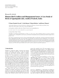 Human-Bird Conflicts and Management Issues: a Case Study