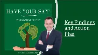 Key Findings and Action Plan Introduction