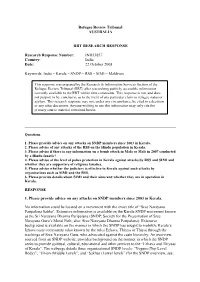 SNDP – RSS – SIMI – Maldives