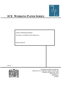 Asymmetry in Multinational Federations