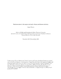Deaton Randomization Revisited V7 2020