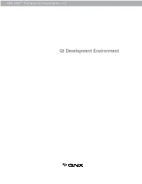 Qt Development Environment