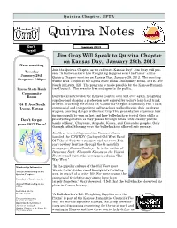 Quivira Notes