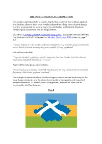 THE EAST LOTHIAN FLAG COMPETITION the Recent