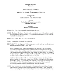 Licensing: the Sequel Part 1 of 2 Suffolk University Law School