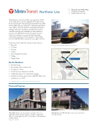 Northstar Commuter Rail Line Opened in 2009 and Travels with Maximum Speeds of 79 Mph Across Its 40-Mile Length