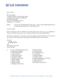 Review of NIOSH Site Profile for the Mound Laboratory Site Pdf