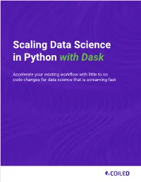 Scaling Data Science in Python with Dask