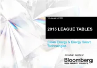2015 League Tables