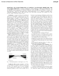 Detection and Characterization of Martian Volatile-Rich Reservoirs: the Netlander Approach