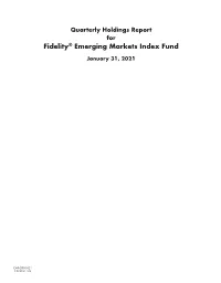 Fidelity® Emerging Markets Index Fund