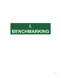 I. Benchmarking