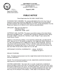 Public Notice and Attachments