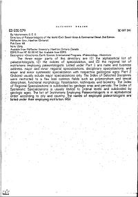 (1) the Alphabetical List