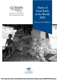 Status of Coral Reefs of the World: 2002