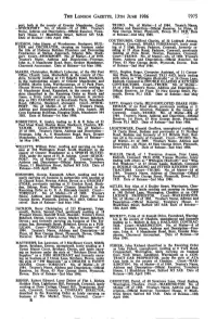 The London Gazette, 13Th June 1986 7975