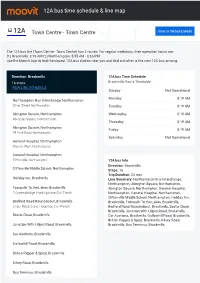 12A Bus Time Schedule & Line Route