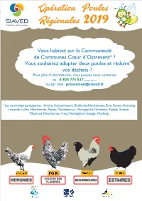 Bon De Commande Opération Poule 2019
