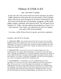 Fallout 4 CYOA V.03