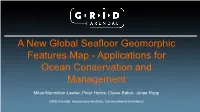 (GSFM)- Applications for Ocean Conservation and Management