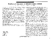 Cultural Issues in Death and Dying