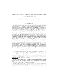 Division Algebras with an Anti-Automorphism but with No Involution