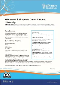 Gloucester & Sharpness Canal