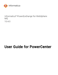Informatica Powerexchange for Websphere MQ