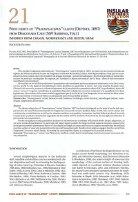 Insular Vertebrate Evolution: the Palaeontological Approach