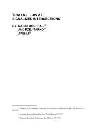 Signalized Intersections
