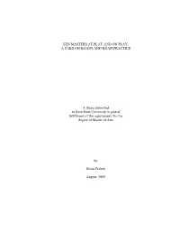 Zen Masters at Play and on Play: a Take on Koans and Koan Practice