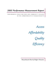 Access Affordability Quality Efficiency