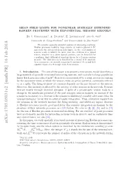 Mean Field Limits for Nonlinear Spatially Extended Hawkes Processes with Exponential Memory Kernels
