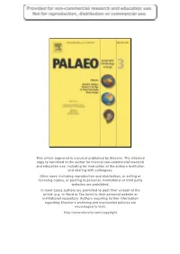 This Article Appeared in a Journal Published by Elsevier. the Attached