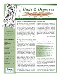 Bugs and Diseases Newsletter