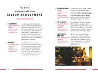 The 5 Best Restaurants with a Cool LISBON ATMOSPHERE