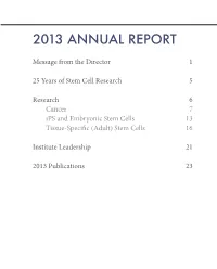 2013 Annual Report