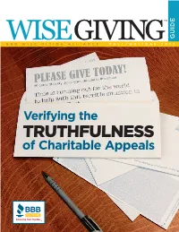 BBB Wise Giving Guide