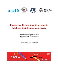 Exploring Education Strategies to Address Child Labour in India