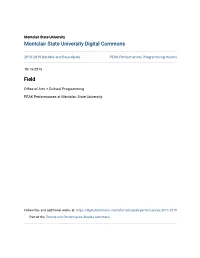 Montclair State University Digital Commons Field