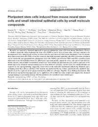 Pluripotent Stem Cells Induced from Mouse Neural Stem Cells and Small Intestinal Epithelial Cells by Small Molecule Compounds