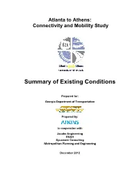 Summary of Existing Conditions