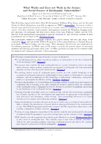 What Works and Does Not Work in the Science and Social Science Of