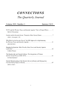 Connections QJ V14 No2 Spring 2015